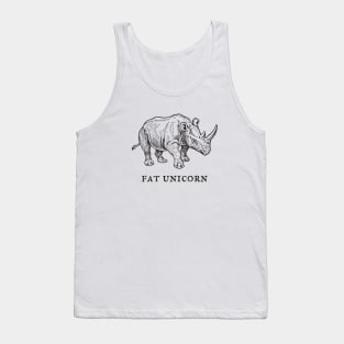 Rhino Fat Unicorn Tank Top